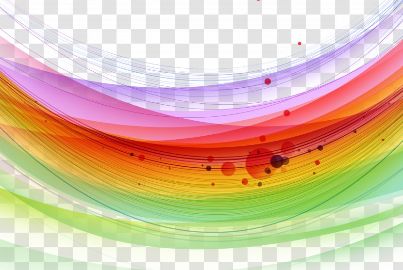 Line Curve Download - Pink - Colored Lines Transparent PNG