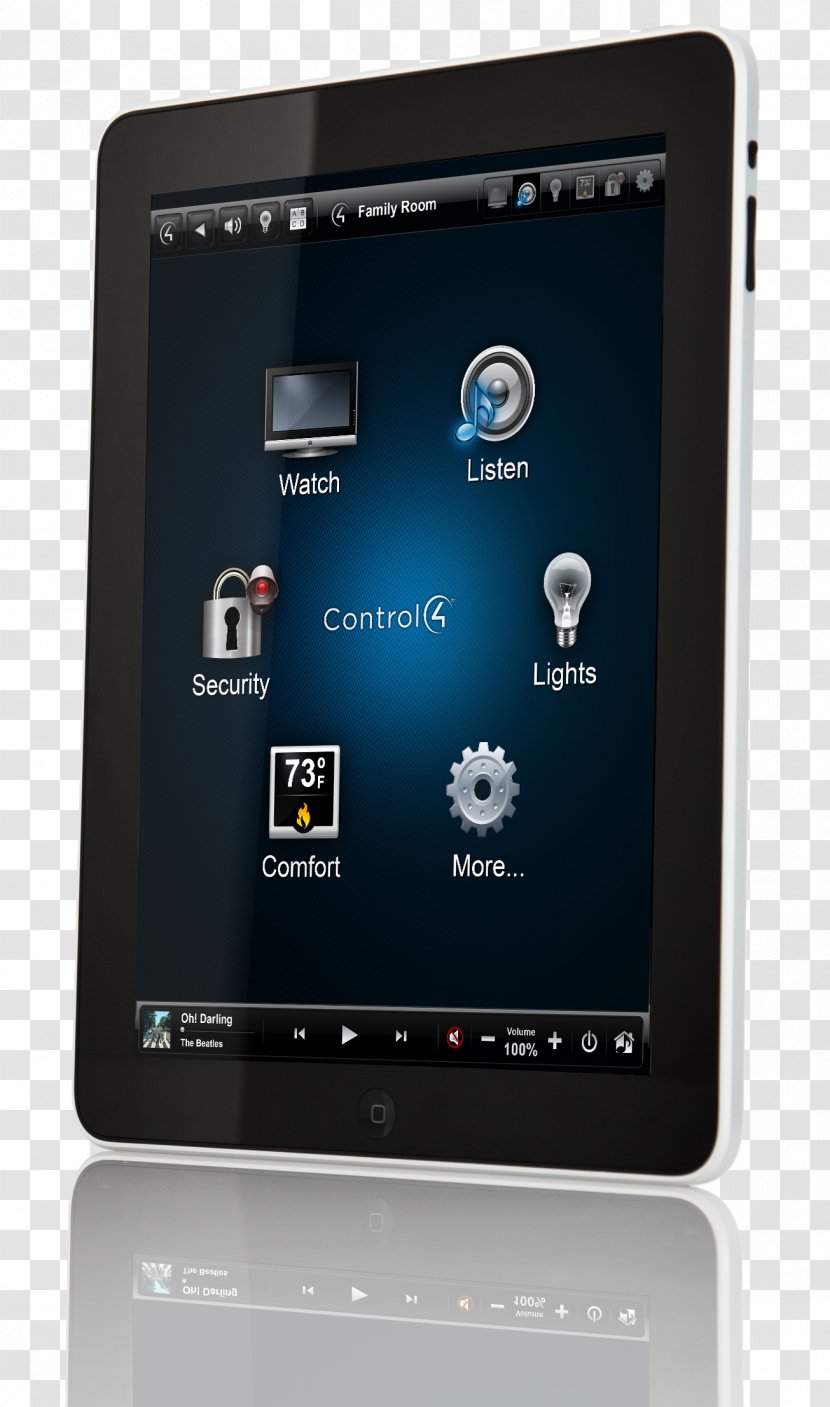 IPad 4 Mini Home Automation Kits Control4 Laptop - Mobile Device Transparent PNG