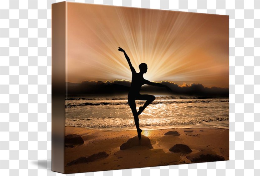Silhouette Gallery Wrap Physical Fitness Canvas Stock Photography - Art Transparent PNG