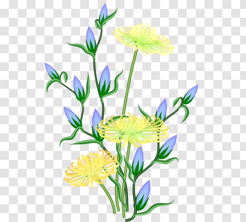 Floral Design Flower Scrapbooking Clip Art - Yellow Transparent PNG