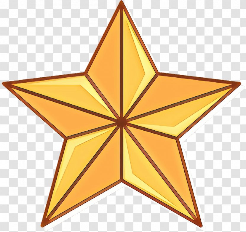 Christmas Day Star Of Bethlehem Ornament Vector Graphics Tree - Orange - Decoration Transparent PNG