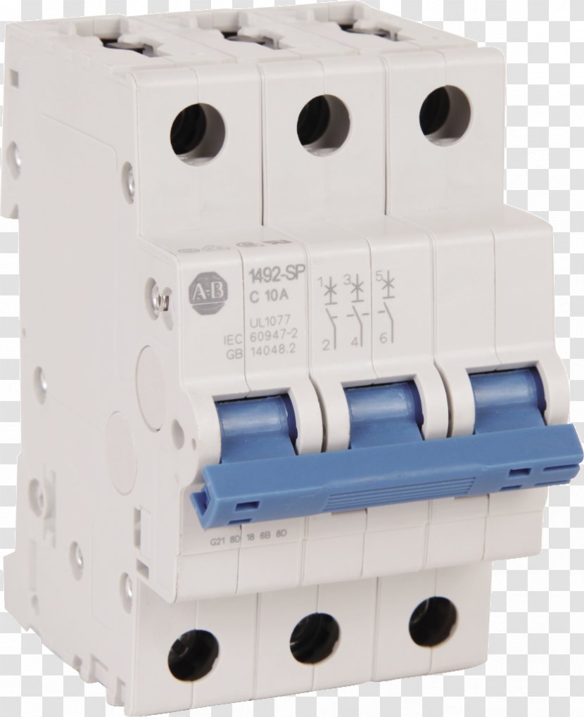 Circuit Breaker DIN Rail Residual-current Device Allen-Bradley Rockwell Automation - Water Heating - Earth Leakage Transparent PNG