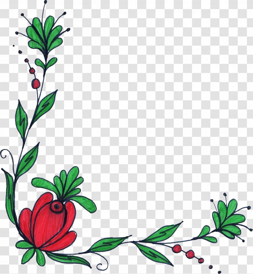 Flower Floral Design Art Clip - Fruit - Corner Transparent PNG