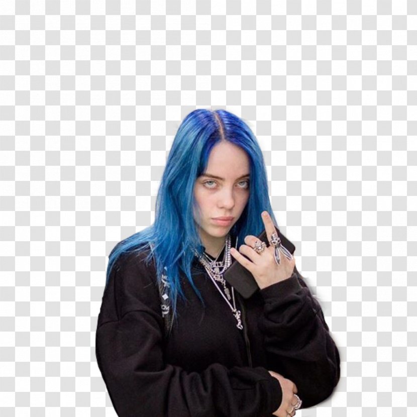 Billie Eilish Background - Lace Wig - Leather Gesture Transparent PNG