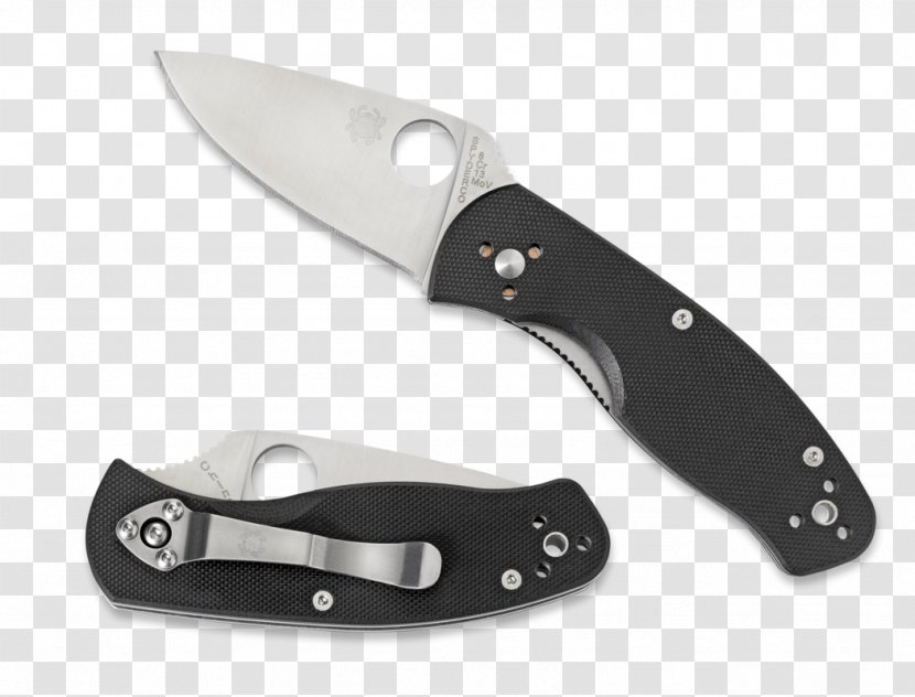 Pocketknife Spyderco Blade Outdoor Recreation - Camping - Knife Transparent PNG