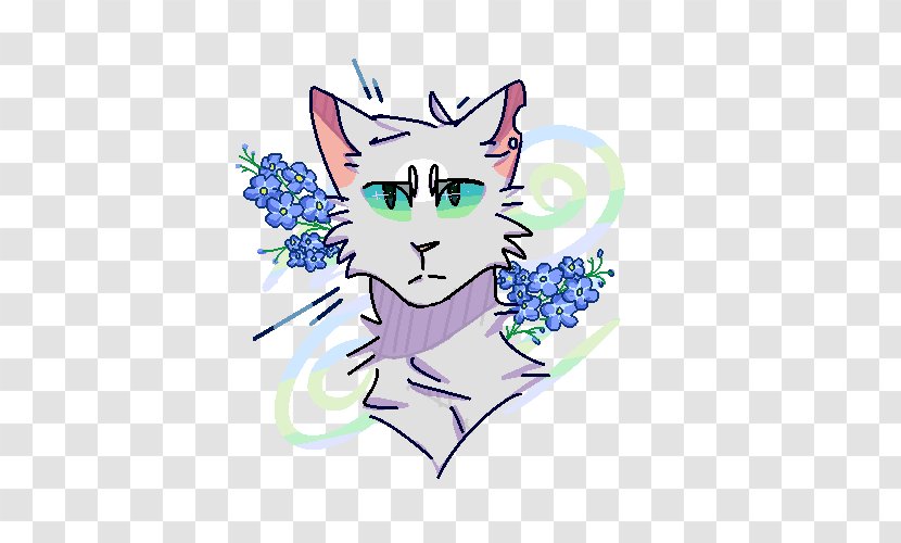 Whiskers Cat Clip Art - Flower Transparent PNG