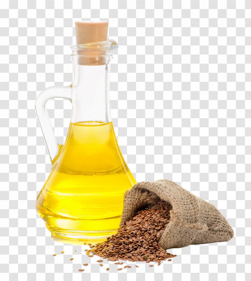 Dietary Supplement Linseed Oil Flax Cooking Oils - Olive Transparent PNG