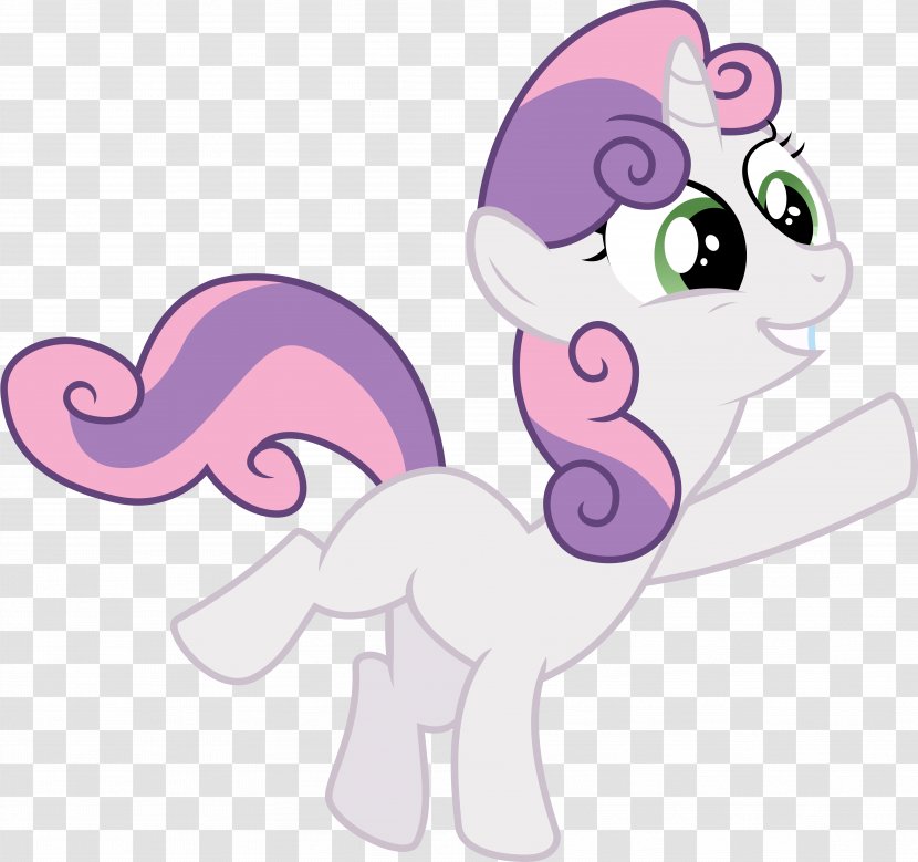 Pony Sweetie Belle The Cutie Mark Chronicles Horse Art - Silhouette Transparent PNG