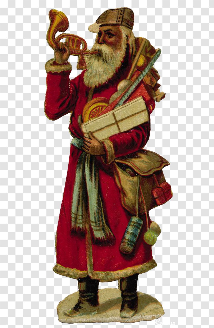 Santa Claus Stickers Costume Design Figurine Transparent PNG