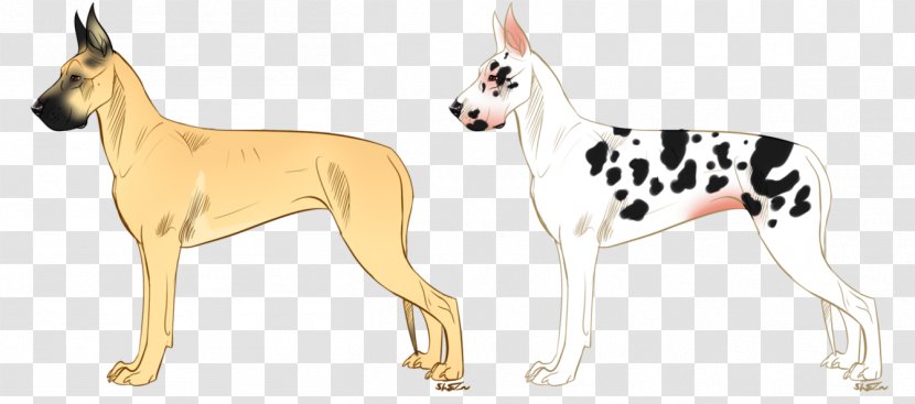 Great Dane Dog Breed Non-sporting Group Line Art - GREAT DANE Transparent PNG