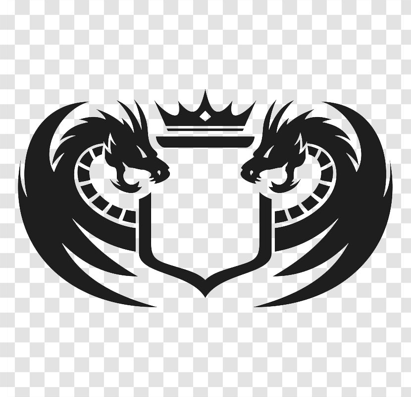 Chinese Water Dragon Logo Graphic Design Illustration - Mammal - Molong Transparent PNG