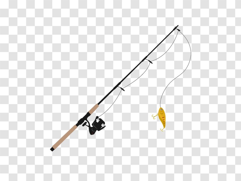 Fishing Rod Light Spearfishing Squid - Underwater Diving - Catch A Fish Transparent PNG