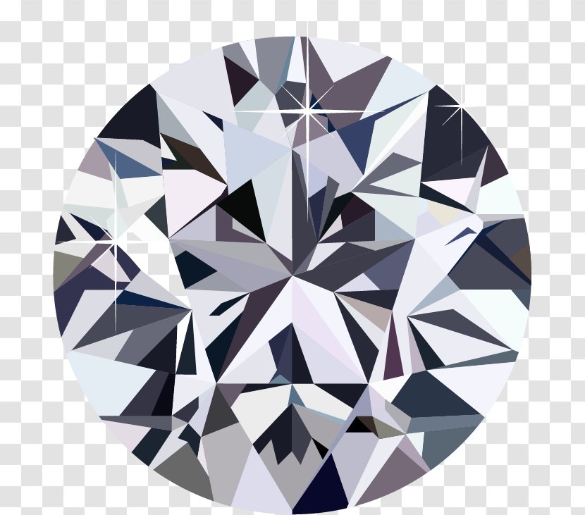Diamond Gemstone Clip Art - Shutterstock - Vector Round Diamonds Flash Transparent PNG