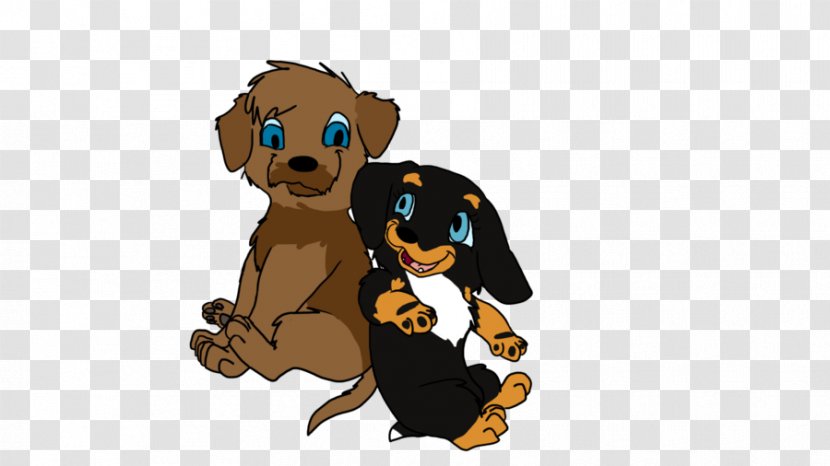 Puppy Dog Breed Illustration Cartoon - Vertebrate - Courtship Frame Transparent PNG
