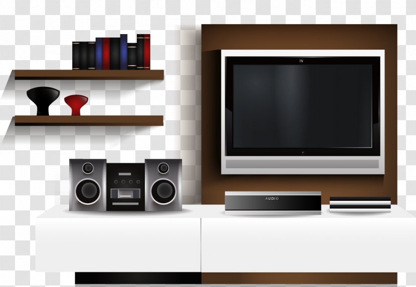 Living Room Television Interior Design Services - System - TV Wall Transparent PNG