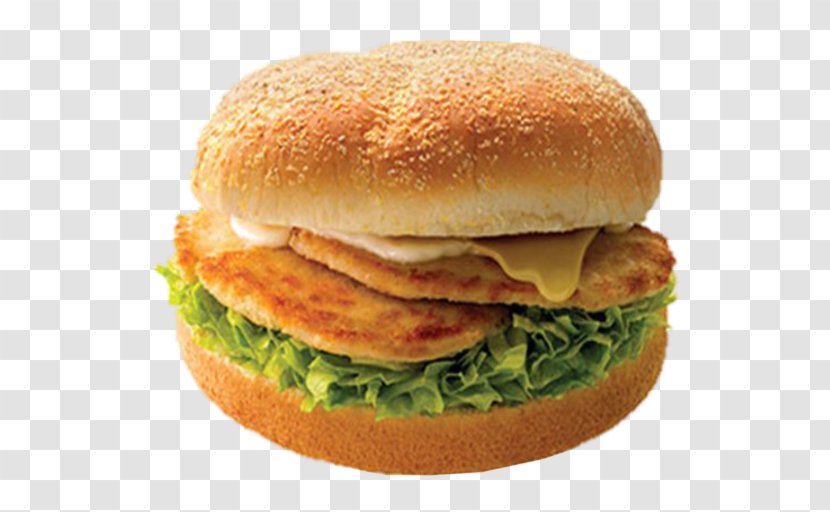 Salmon Burger Cheeseburger Hamburger Veggie Breakfast Sandwich - Food - Chicken Transparent PNG