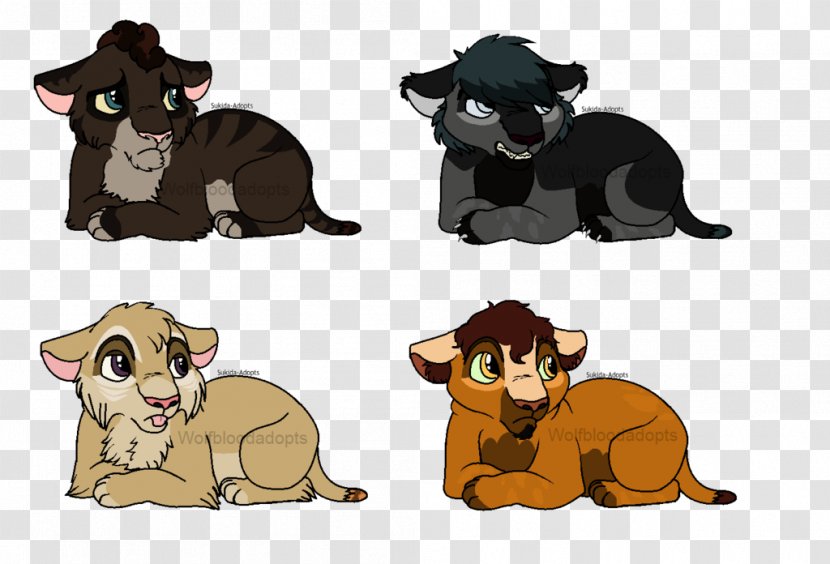 Cattle Lion Mammal Sheep - Cub Transparent PNG