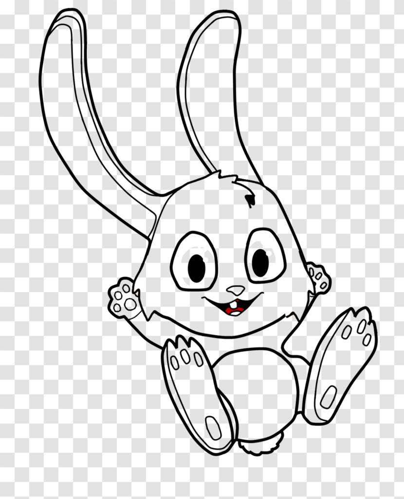 Rabbit Easter Bunny Line Art Bugs Drawing - Frame - Nose Transparent PNG