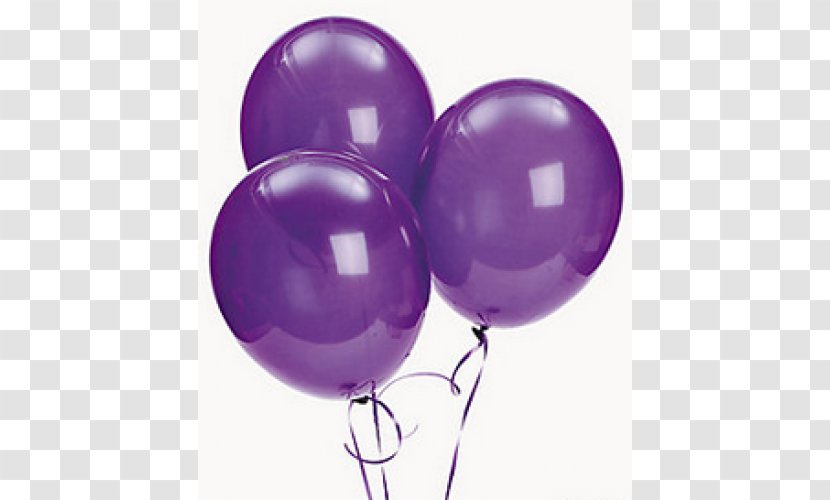 Balloon Purple Party Birthday Lavender - Magenta Transparent PNG