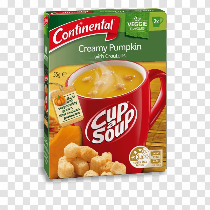 Cream Vegetarian Cuisine Corn Soup Minestrone Cup-a-Soup - Food - Pumpkin Transparent PNG