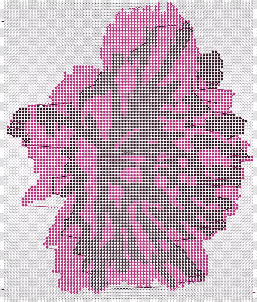 Cross-stitch Tartan Pink M Point - Magenta Transparent PNG
