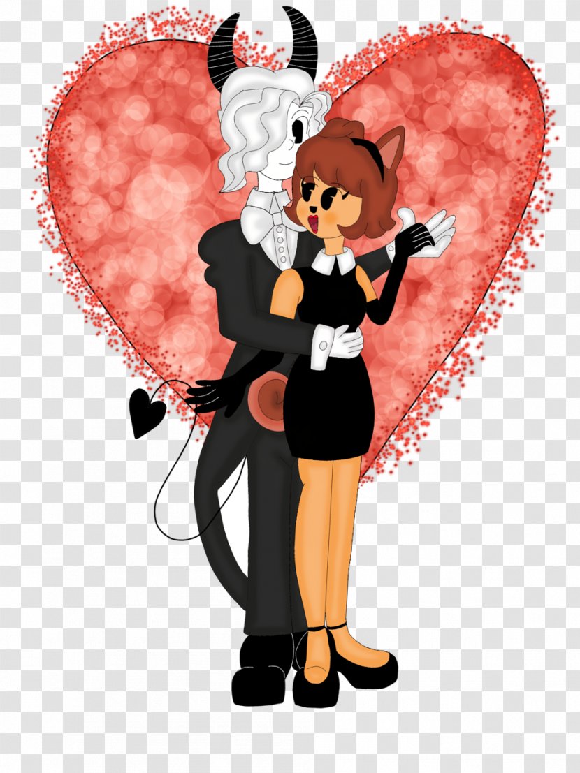 Cartoon Valentine's Day Ear Character - Heart - Human Arm Transparent PNG