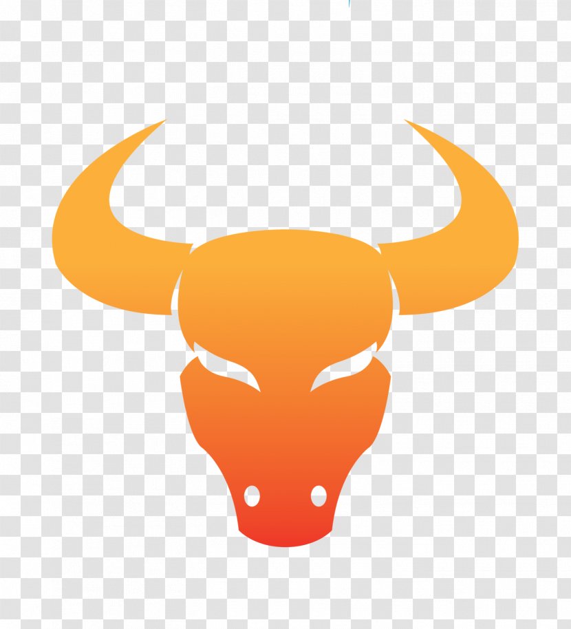 Taurus Astrological Sign Horoscope Zodiac - Orange - Bull Transparent PNG
