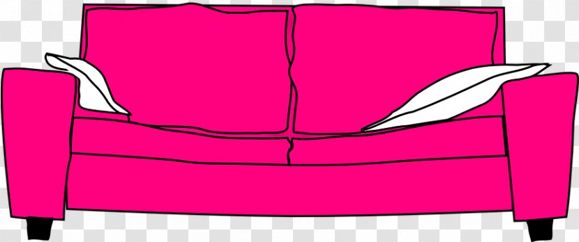 Couch Pillow Clip Art Chair Bed - Living Room - Background Cartoon Animated Transparent PNG