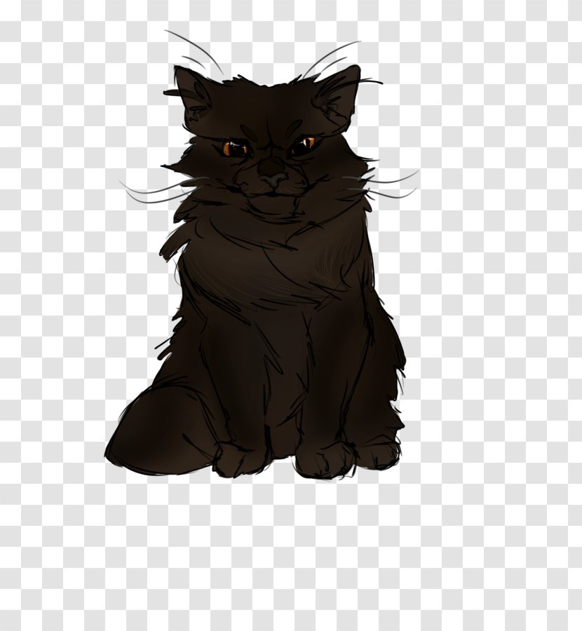 Black Cat Whiskers Kitten Domestic Short-haired - Character Transparent PNG
