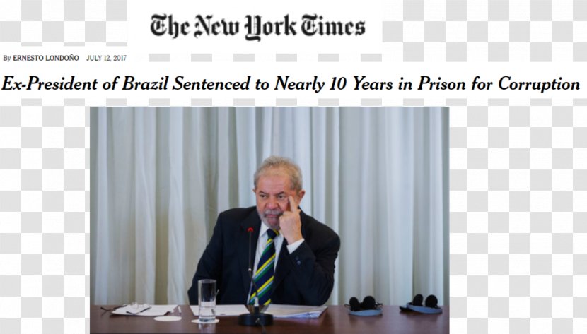 Brazil The New York Times Company City Prison - Presentation - Lula Transparent PNG