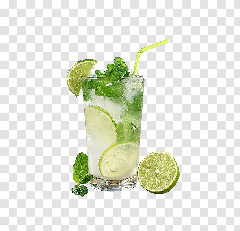 Mojito Rebujito Juice Rickey Vodka Tonic - Lime - Lemonade Transparent PNG