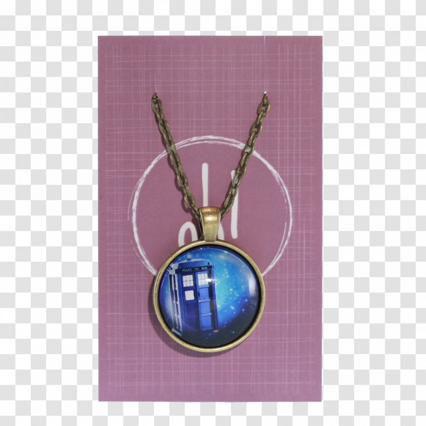 Locket - Pendant - Purple Necklace Transparent PNG