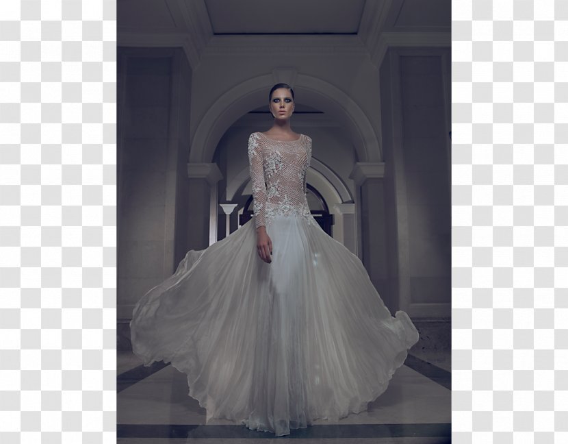 CHARBEL KARAM Wedding Dress Haute Couture Fashion - Model - Arab Transparent PNG