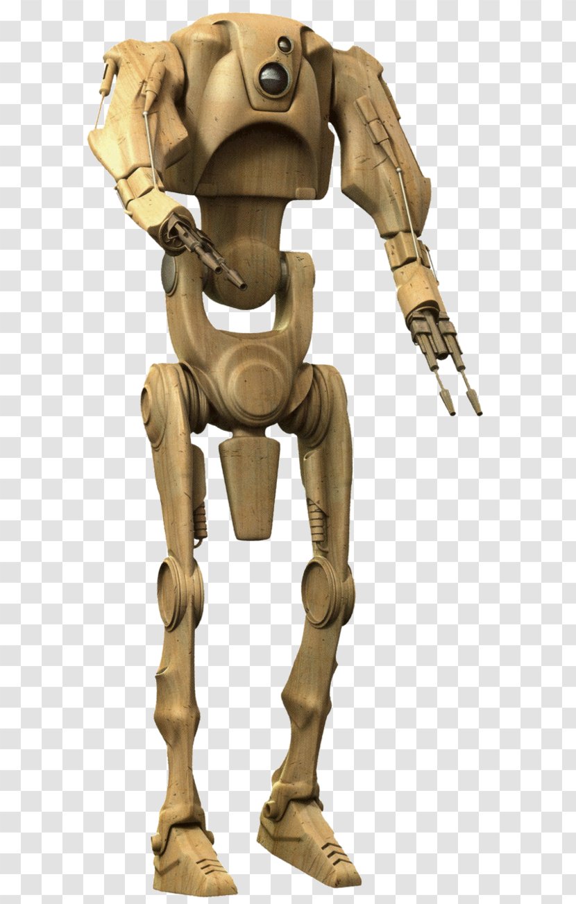 Battle Droid Count Dooku Mace Windu Star Wars: The Clone Wars C-3PO - Military Robot Transparent PNG