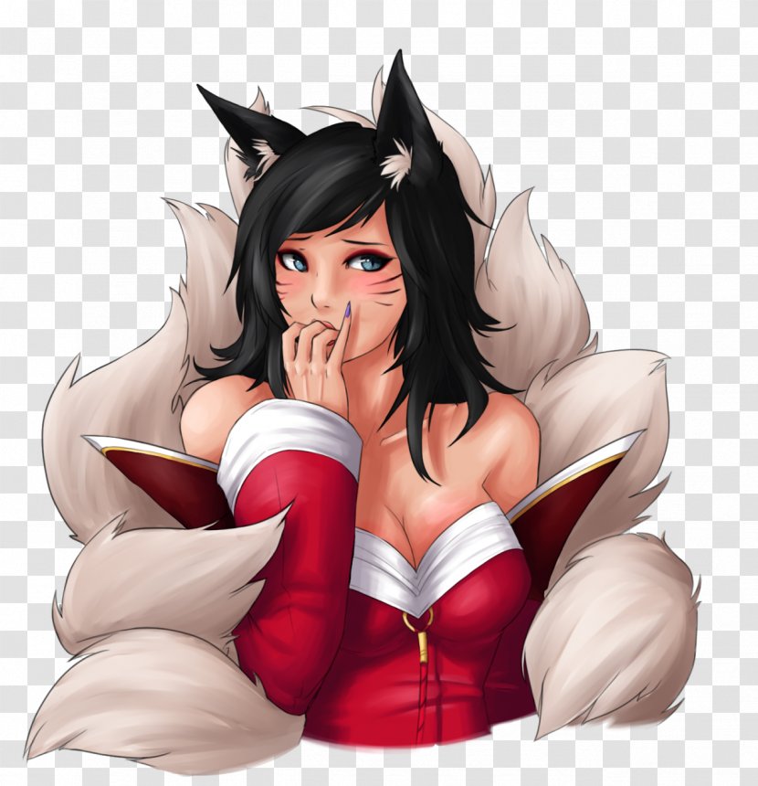 League Of Legends Video Game Ahri Fan Art - Watercolor Transparent PNG