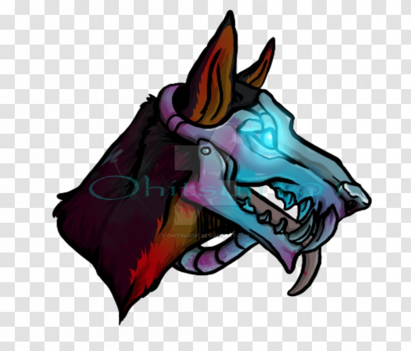 Horse Demon Legendary Creature Clip Art - Purple Transparent PNG