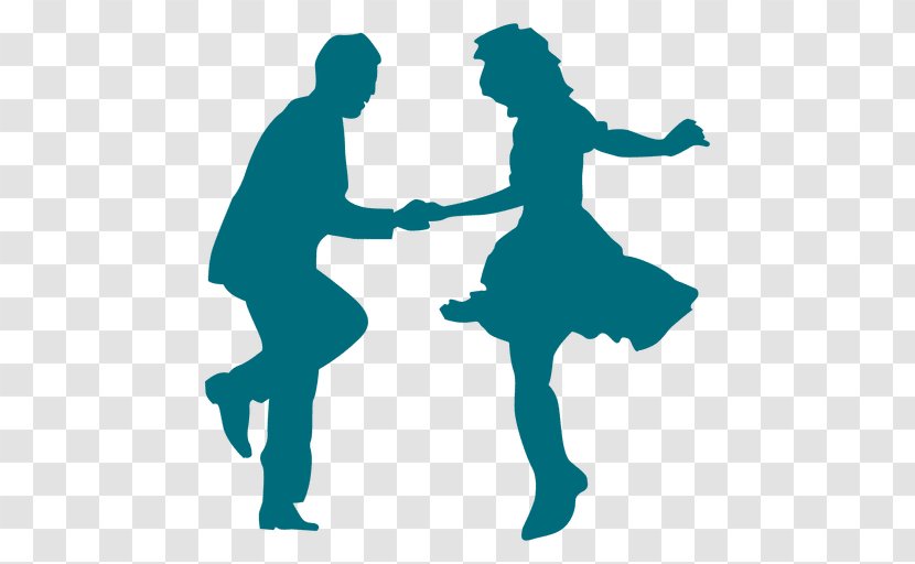 Silhouette Dance Swing Lindy Hop Breakdancing - Human Transparent PNG