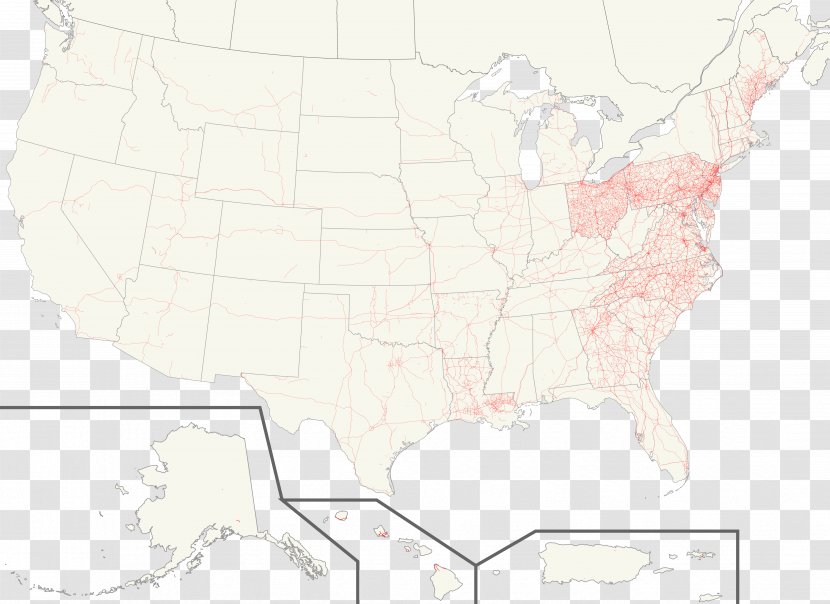 United States Map Ecoregion Tuberculosis Transparent PNG