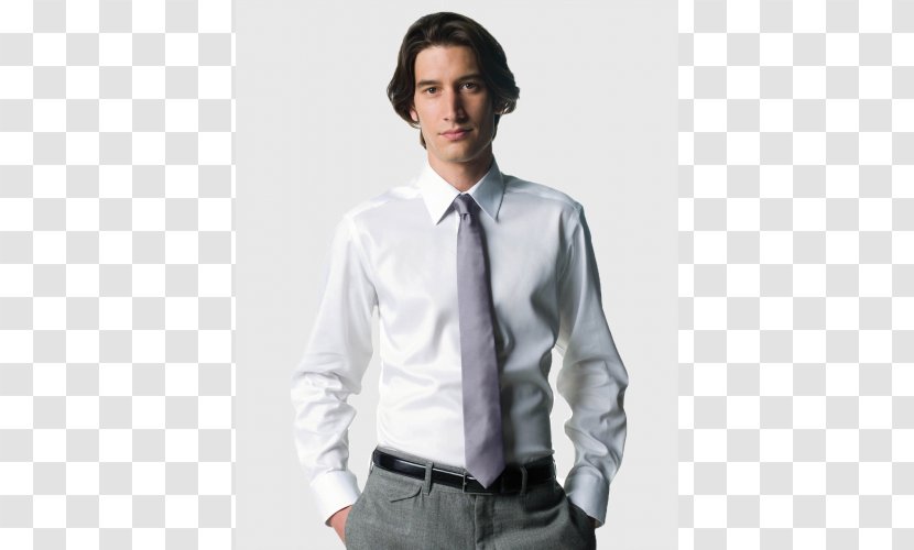Shirt Sleeve White Clothing Collar - Top Transparent PNG