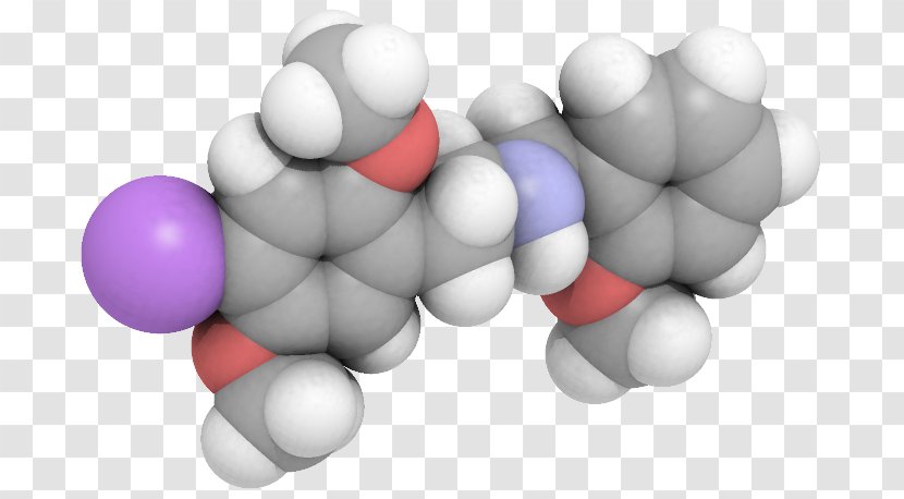 25I-NBOMe 25C-NBOMe Phenethylamine Psychedelic Drug - Sphere - 25bnbome Transparent PNG