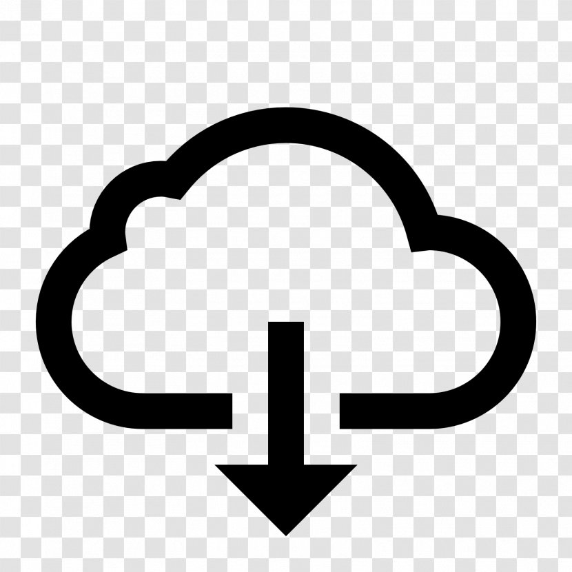 Download Cloud Computing Computer Software - Black And White - Random Icons Transparent PNG