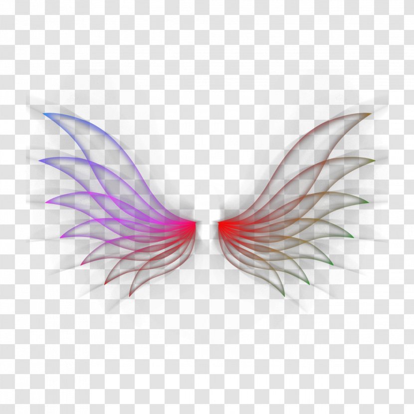 White Wing Pink Eyelash Butterfly - Fictional Character Transparent PNG