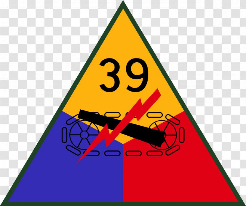 4th Armored Division 1st Blindée Armoured Warfare 2nd - Yellow Transparent PNG