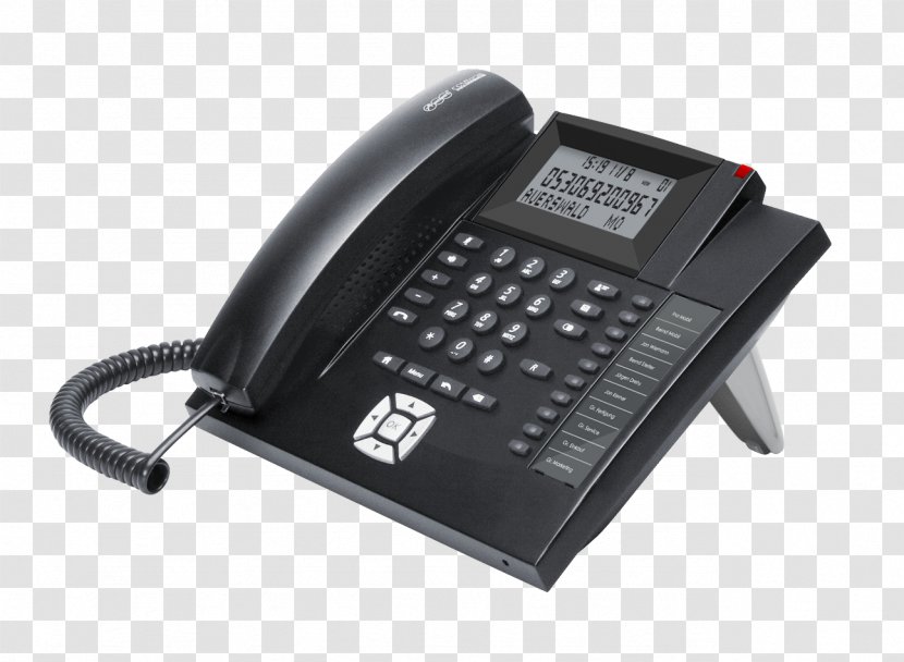 Business Telephone System Corded Analogue Auerswald COMfortel 600 Hands-free - Analog Transparent PNG