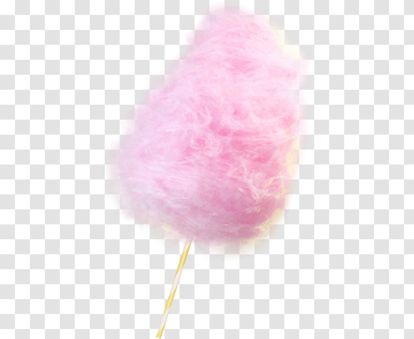 Cotton Candy Bonbon Sugar Cane - Algodao Doce Transparent PNG