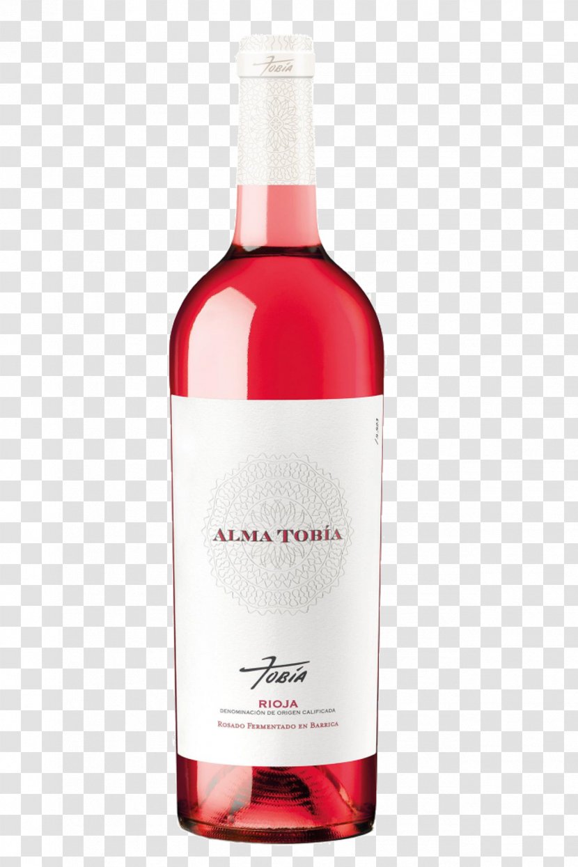 Red Wine Rosé Rioja Tempranillo - Alcoholic Beverage Transparent PNG