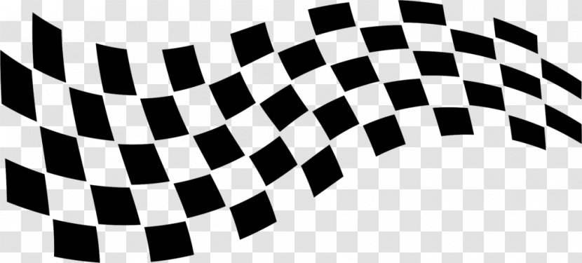 Racing Flags Auto Car Clip Art - Monochrome Photography Transparent PNG