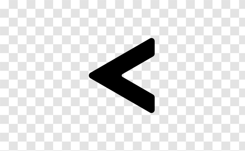 Arrow Symbol Less-than Sign - Triangle Transparent PNG