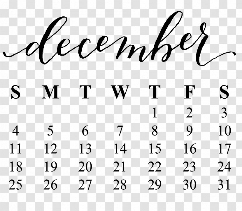 Calendar 0 Photography - Stock - December 12 Transparent PNG