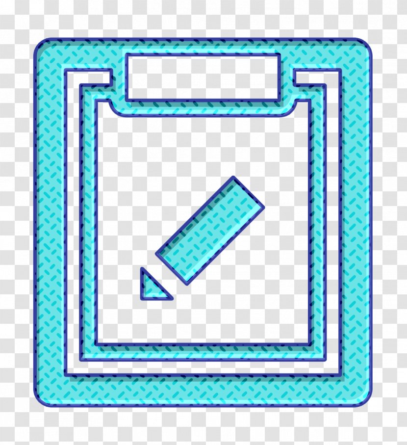 Notepad Icon Notes Reminder - Aqua - Rectangle Turquoise Transparent PNG